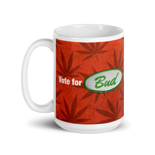 Load image into Gallery viewer, Vote for Bud Mug Red Leaf / Red Hemp