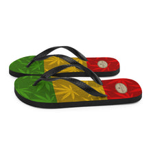 Load image into Gallery viewer, Righteous Bud&#39;s Rasta Soul Searcher Flip-flops