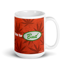 Load image into Gallery viewer, Vote for Bud Mug Red Leaf / Red Hemp