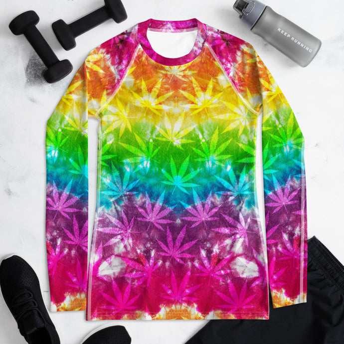 Righteous Bud's Flower Power Rash Guard Shirt