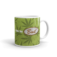 Load image into Gallery viewer, Vote for Bud Mug Green Leaf / Green Hemp