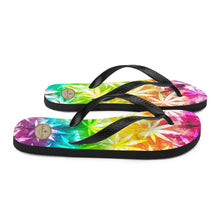 Load image into Gallery viewer, Righteous Bud&#39;s Flower Power Flip-flops