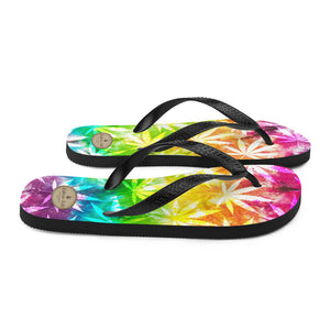 Righteous Bud's Flower Power Flip-flops