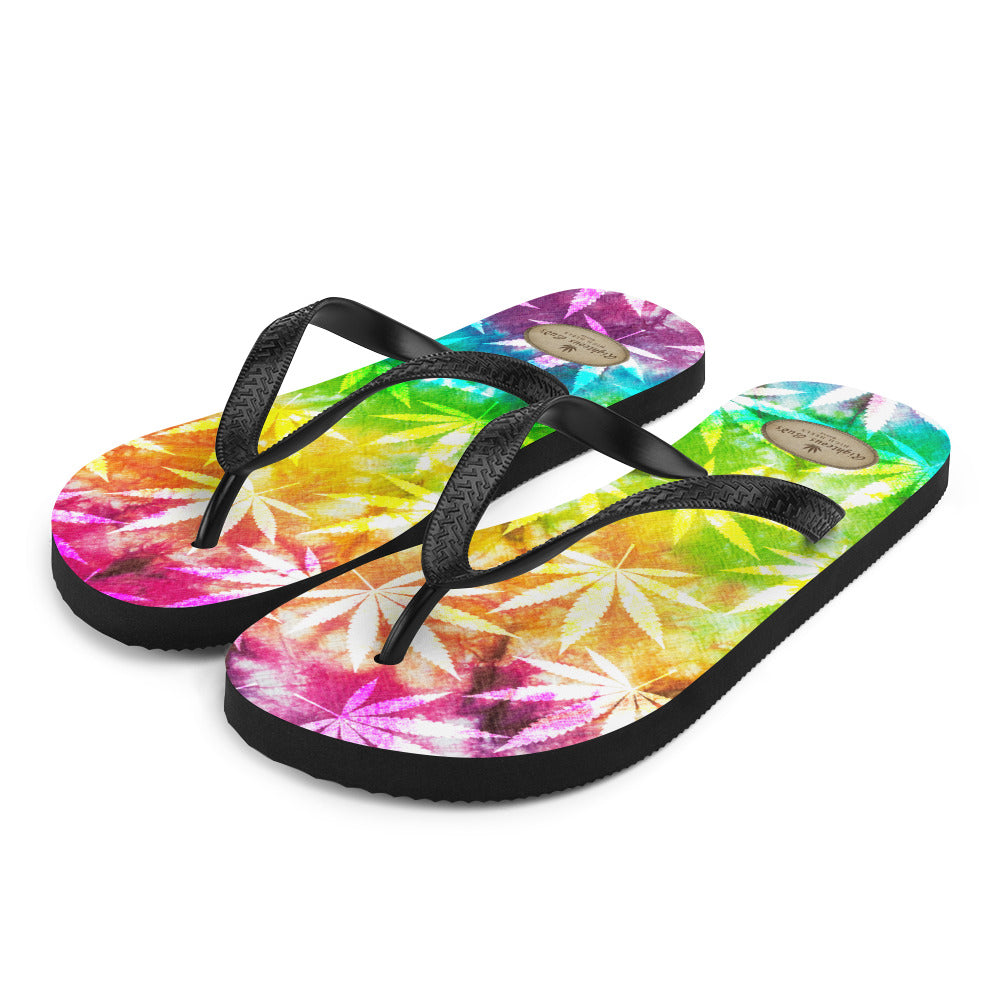 Righteous Bud's Flower Power Flip-flops