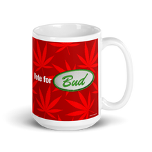 Load image into Gallery viewer, Righteous Bud&#39;s Vote for Bud Mug – Red and Green