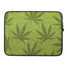 Load image into Gallery viewer, Righteous Bud&#39;s Green Laptop Sleeve