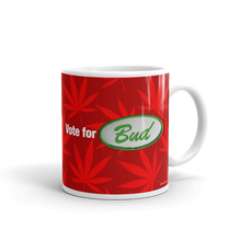 Load image into Gallery viewer, Righteous Bud&#39;s Vote for Bud Mug – Red and Green