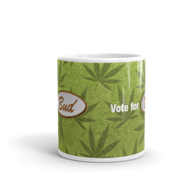 Load image into Gallery viewer, Vote for Bud Mug Green Leaf / Green Hemp