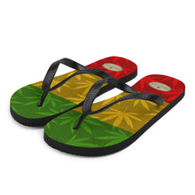 Load image into Gallery viewer, Righteous Bud&#39;s Rasta Soul Searcher Flip-flops