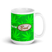 Load image into Gallery viewer, Righteous Bud&#39;s Vote for Bud Mug – Green and Brown