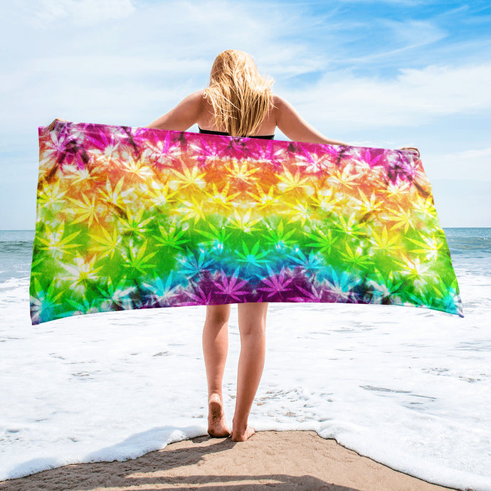 Righteous Bud's Flower Power Beach Towel