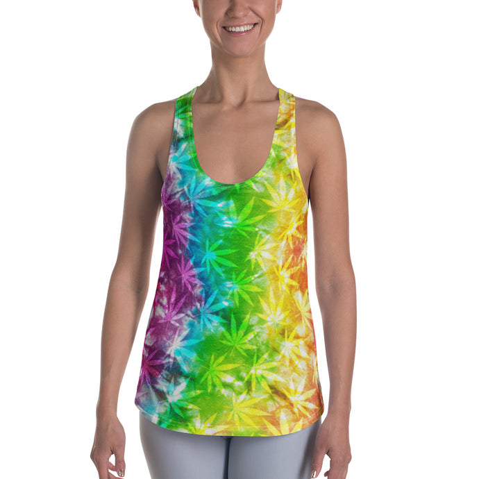 Righteous Bud's Flower Power Racerback Tank Top