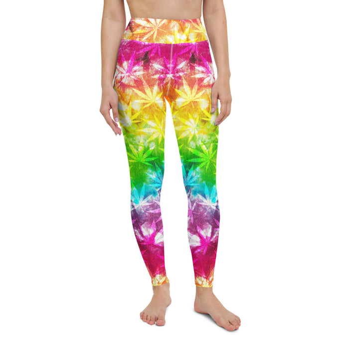 Righteous Bud's Flower Power Yoga Leggings