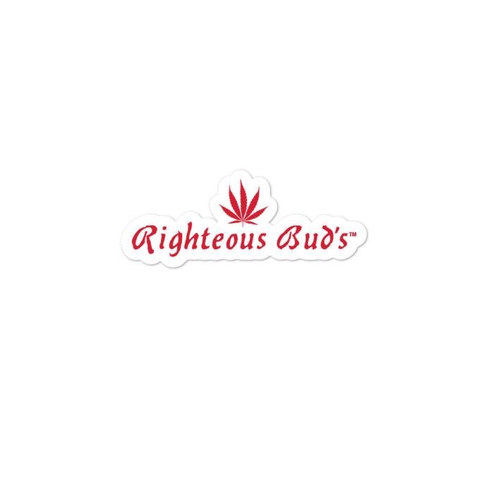 Righteous Bud's Bubble-free stickers