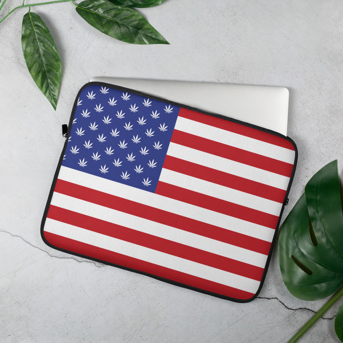 Righteous Bud Across America Laptop Sleeve