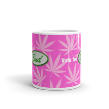 Load image into Gallery viewer, Righteous Bud&#39;s Vote for Bud Mug – Pink and Green