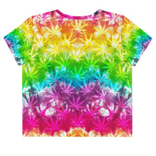 Load image into Gallery viewer, Righteous Bud&#39;s Flower Power Crop T-Shirt