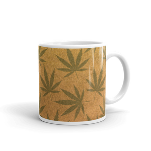 Righteous Bud's Hemp Mug – Brown and Green