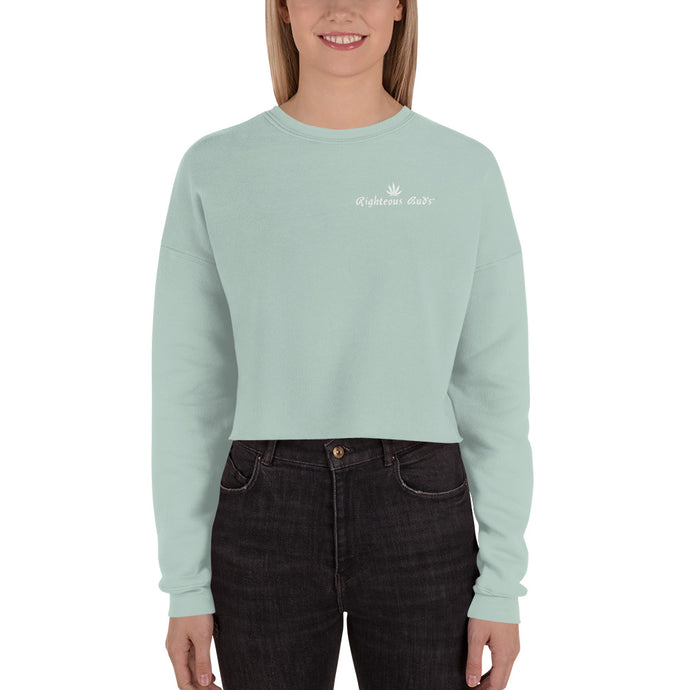 Righteous Bud's Classic Truck Crop Sweatshirt