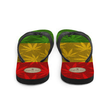 Load image into Gallery viewer, Righteous Bud&#39;s Rasta Soul Searcher Flip-flops