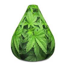 Load image into Gallery viewer, Righteous Bud&#39;s Leafy Green Magic Bean Bag Chair w/ filling