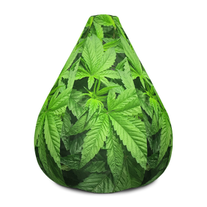 Righteous Bud's Leafy Green Magic Bean Bag Chair w/ filling