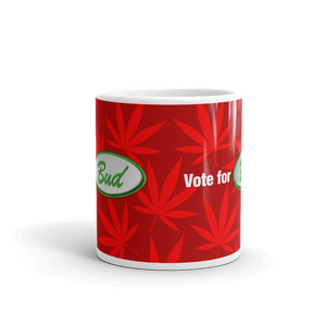 Righteous Bud's Vote for Bud Mug – Red and Green