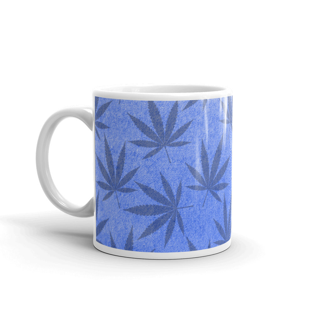 Righteous Bud's Blue Hemp Mug