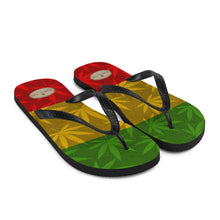 Load image into Gallery viewer, Righteous Bud&#39;s Rasta Soul Searcher Flip-flops