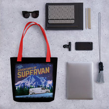 Load image into Gallery viewer, Righteous Bud&#39;s Adventures of Supervan Tote Bag